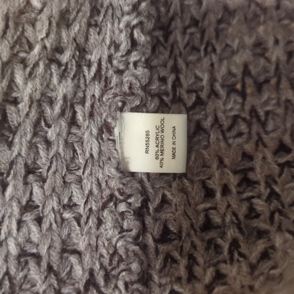 Express Design Studio Women's Gray Merino Wool Blend Cardigan, Size XS - Picture 6 of 7